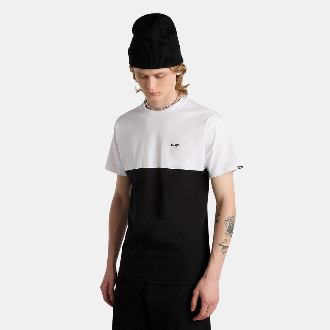 Vans Colorblock T-Shirt White & Black