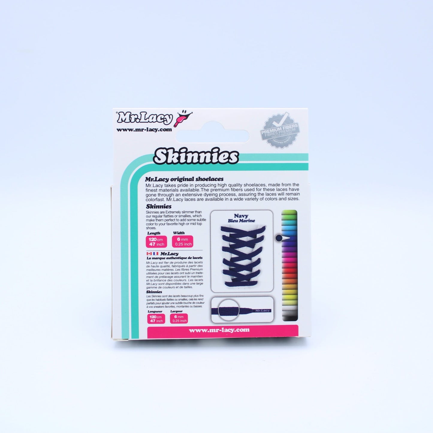 Skinnies Shoelaces · Navy
