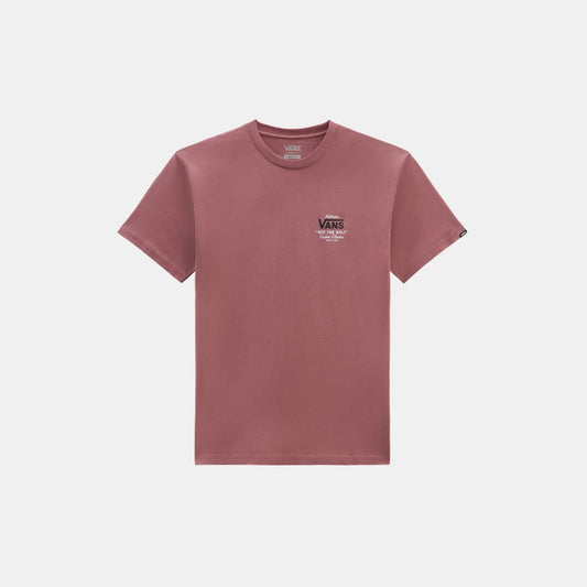 Vans Holder St Classic T-Shirt Whitered Rose Black