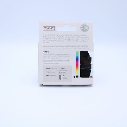 Flatties Shoelaces · Black