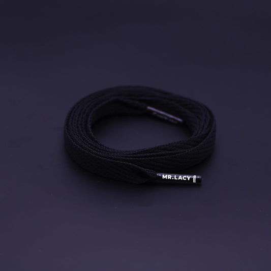 Flatties Shoelaces · Black