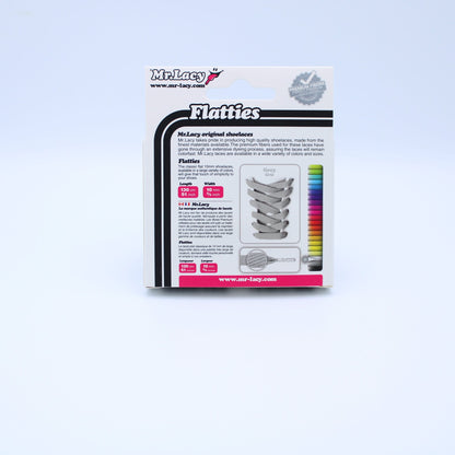 Flatties Shoelaces · Grey