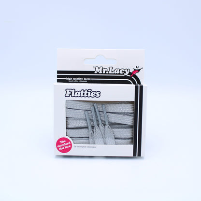 Flatties Shoelaces · Silver
