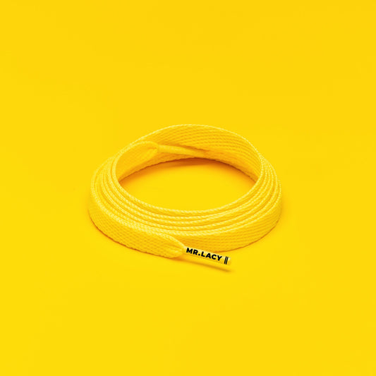 Flatties Shoelaces · Yellow