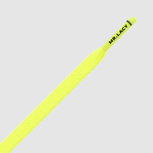 Goalies Football Boot Laces · Neon Lime Yellow
