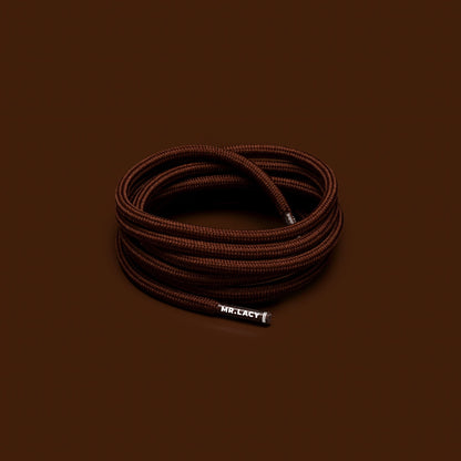 Hikies Round Boot Laces · Dark Brown