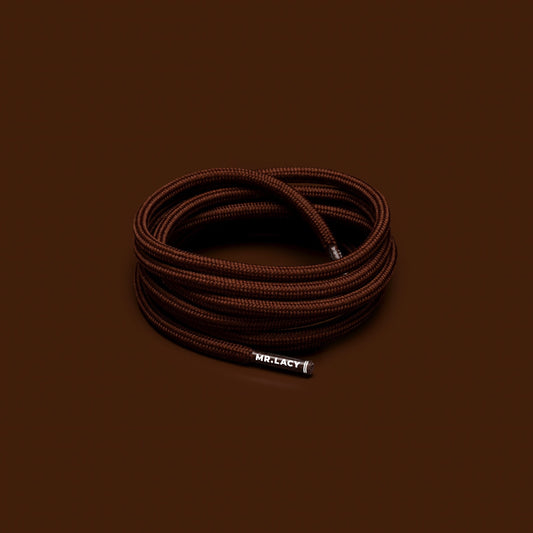 Hikies Round Boot Laces · Dark Brown