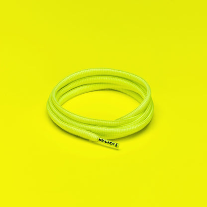 Runnies Hydrophobic Shoelaces · Neon Lime Yellow