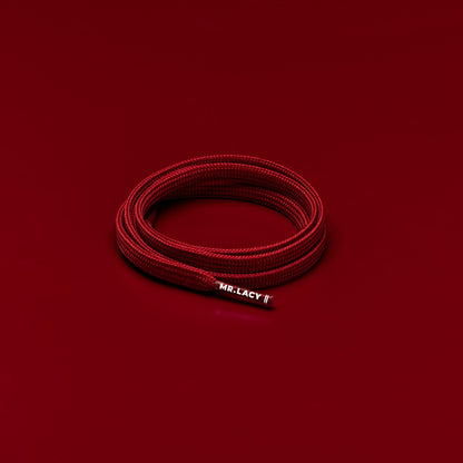 Runnies Flat Shoelaces · Burgundy
