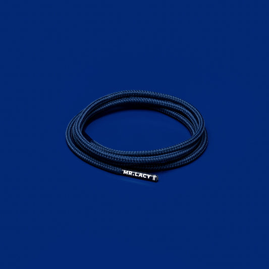 Runnies Round Shoelaces · Navy
