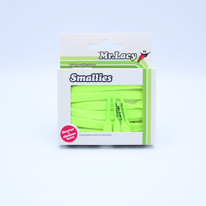 Smallies Shoelaces · Neon Lime Yellow
