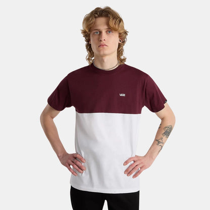Vans Colorblock T-Shirt White & Port Roya